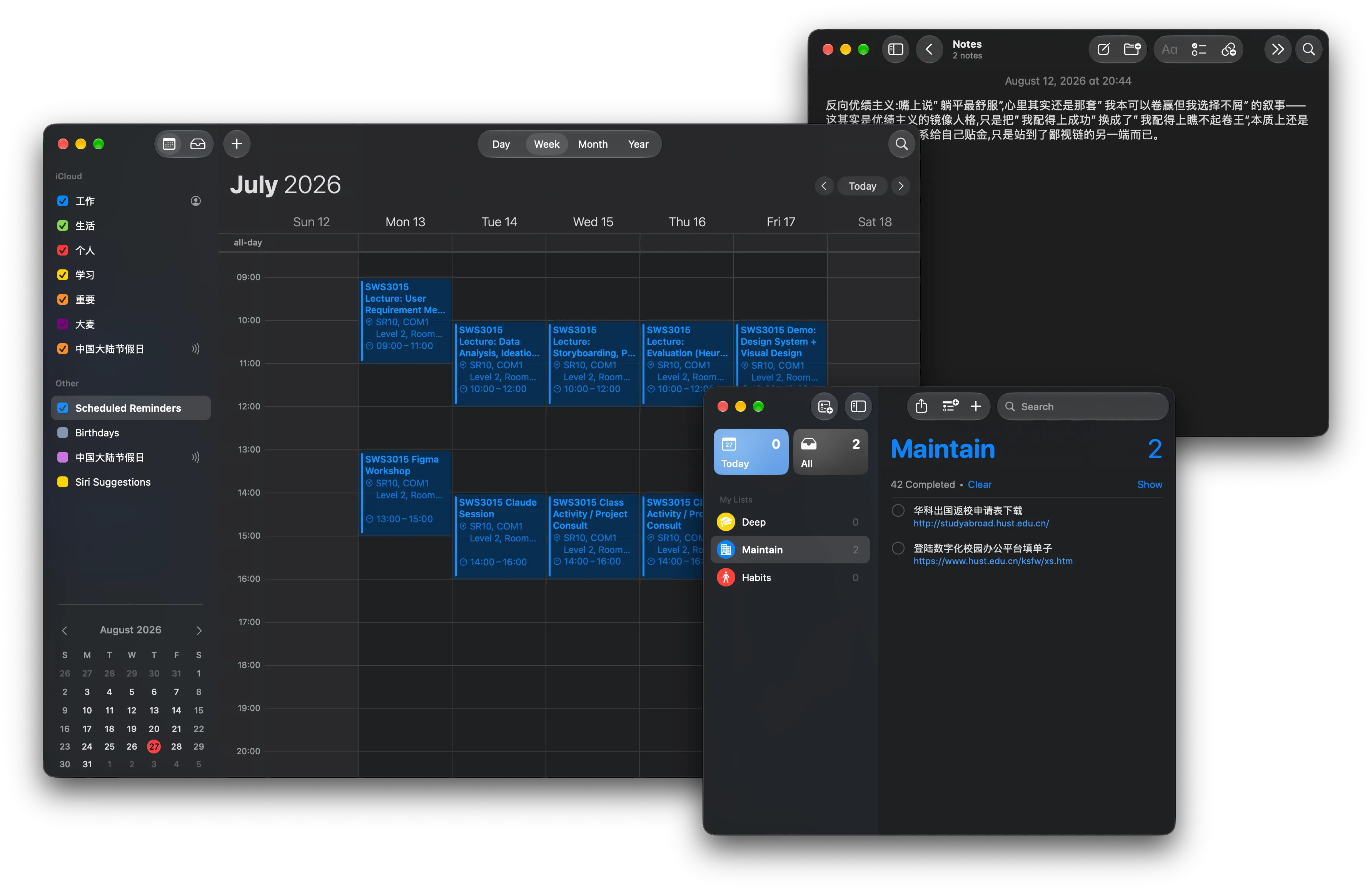 I use them to organise and manage my to-dos.